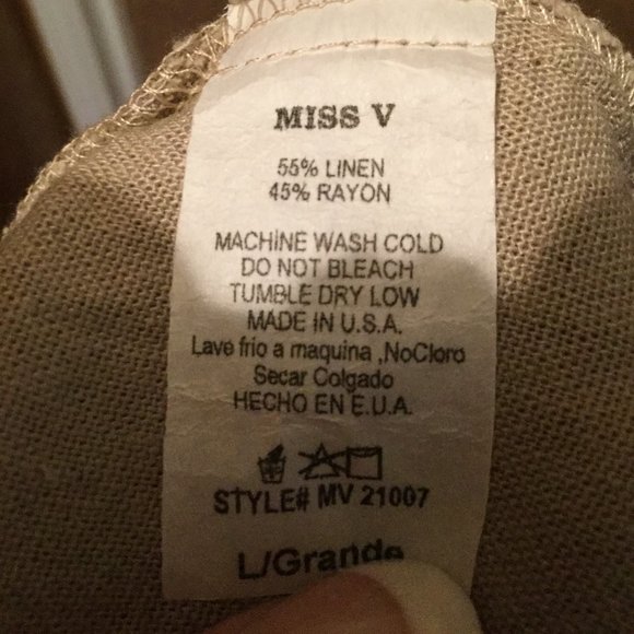 Lindsey Linen Washed Jumpsuit - Picture 8 of 8